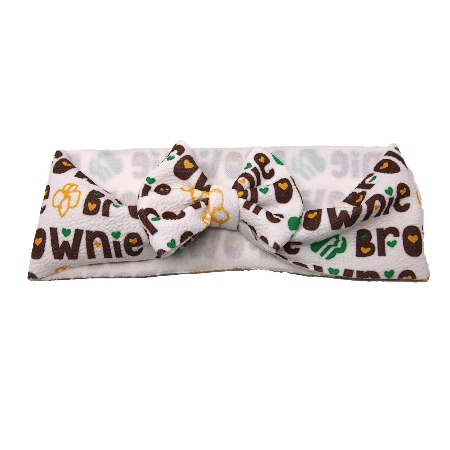 Brownie Fabric Headwrap 3"
