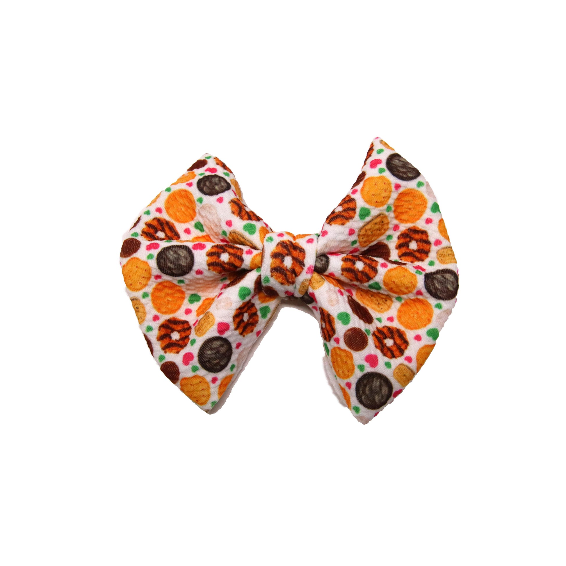 Cookies Fabric Bow 5"