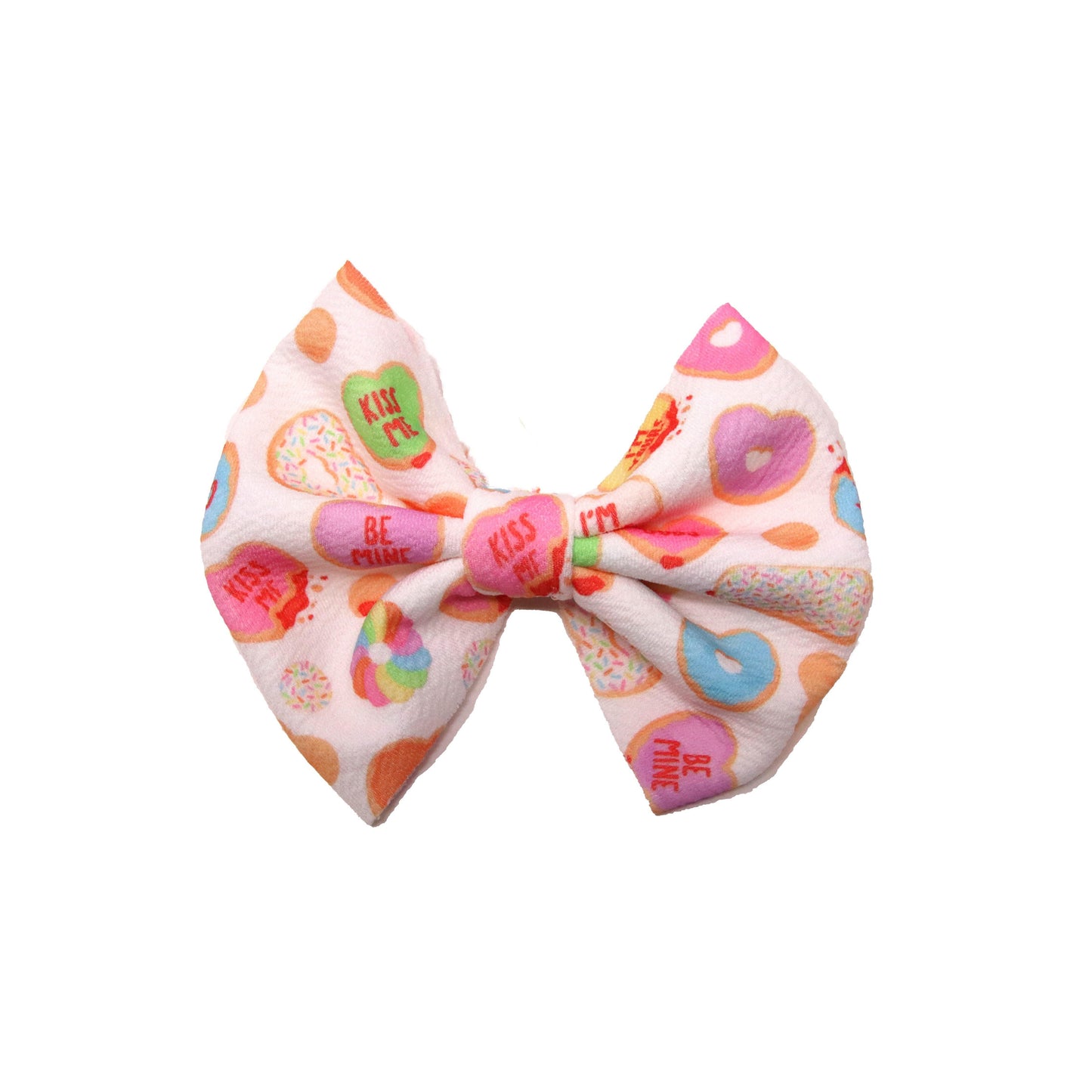 Conversation Donuts Fabric Bow 3"