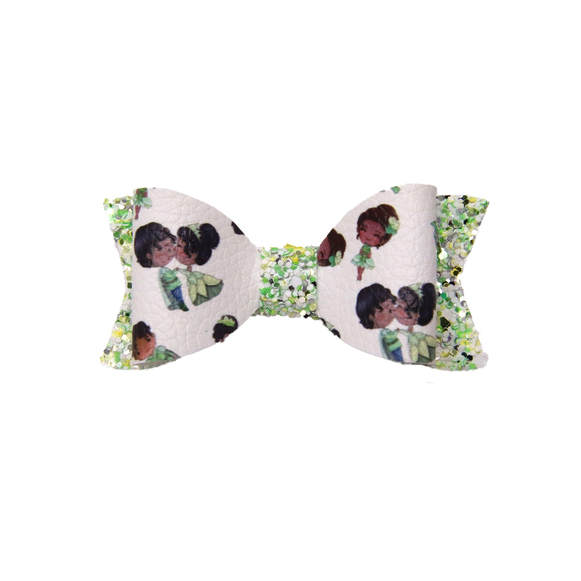 2.5 inch Frog Princess Kiss Claire Bow (pair)