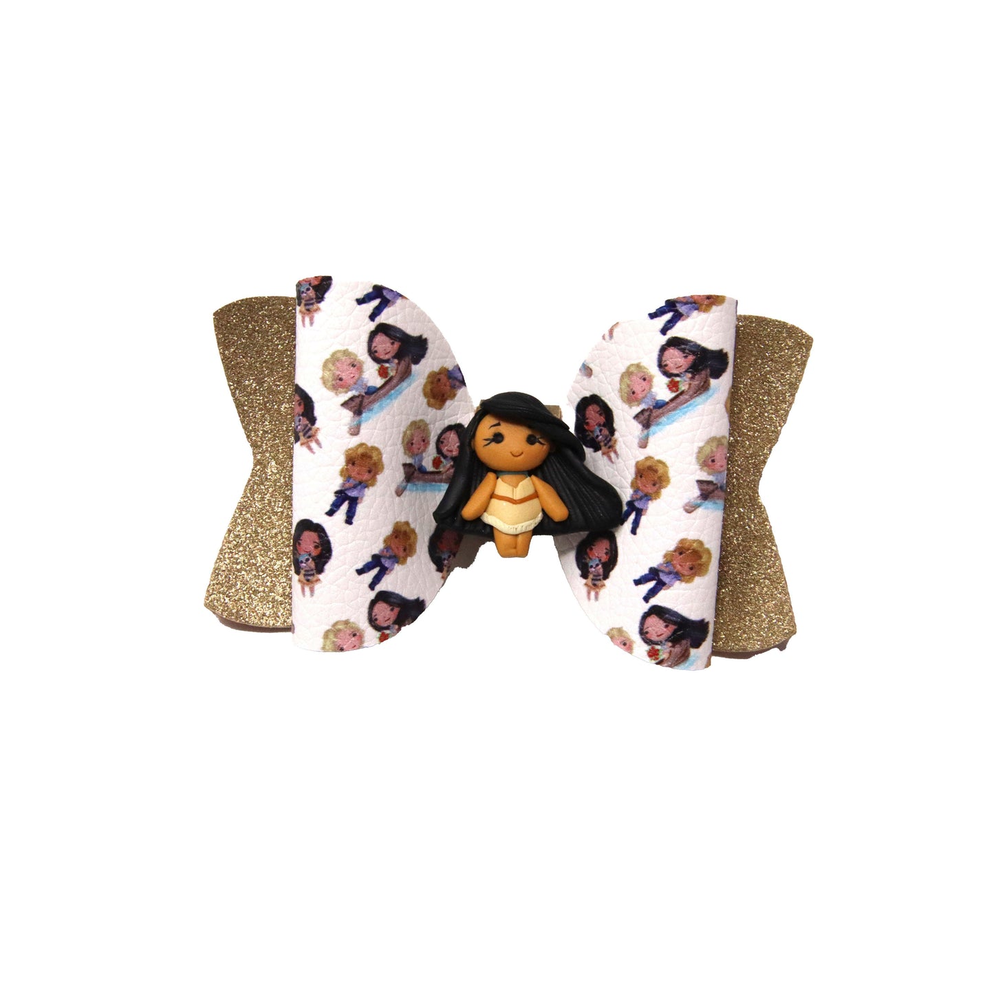3.5 inch Native American Princess Chloe Bow with Native American Princess Clay