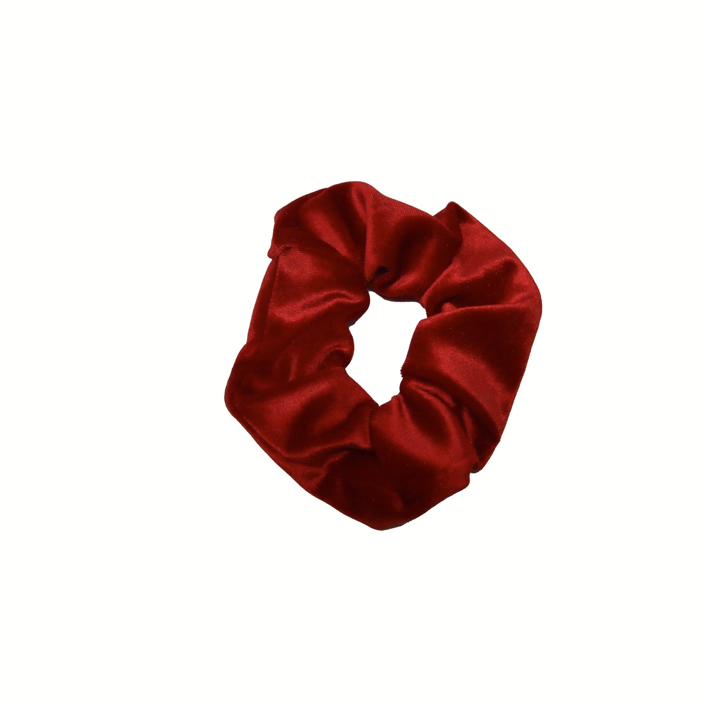 Red Large Velvet Scrunchie