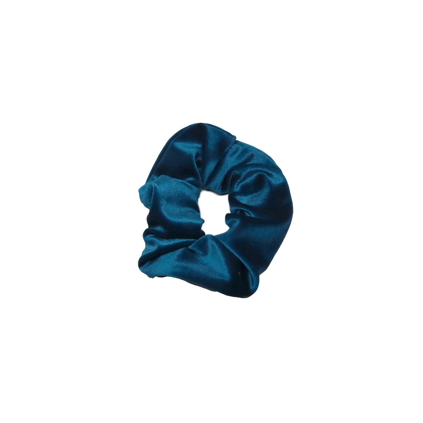 Turquoise Large Velvet Scrunchie
