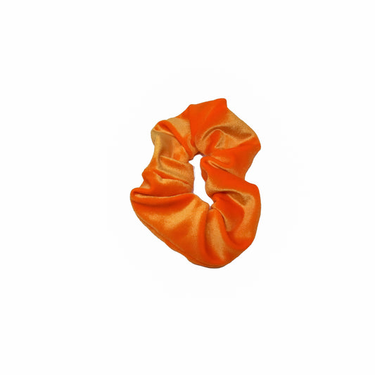 Orange Large Velvet Scrunchie