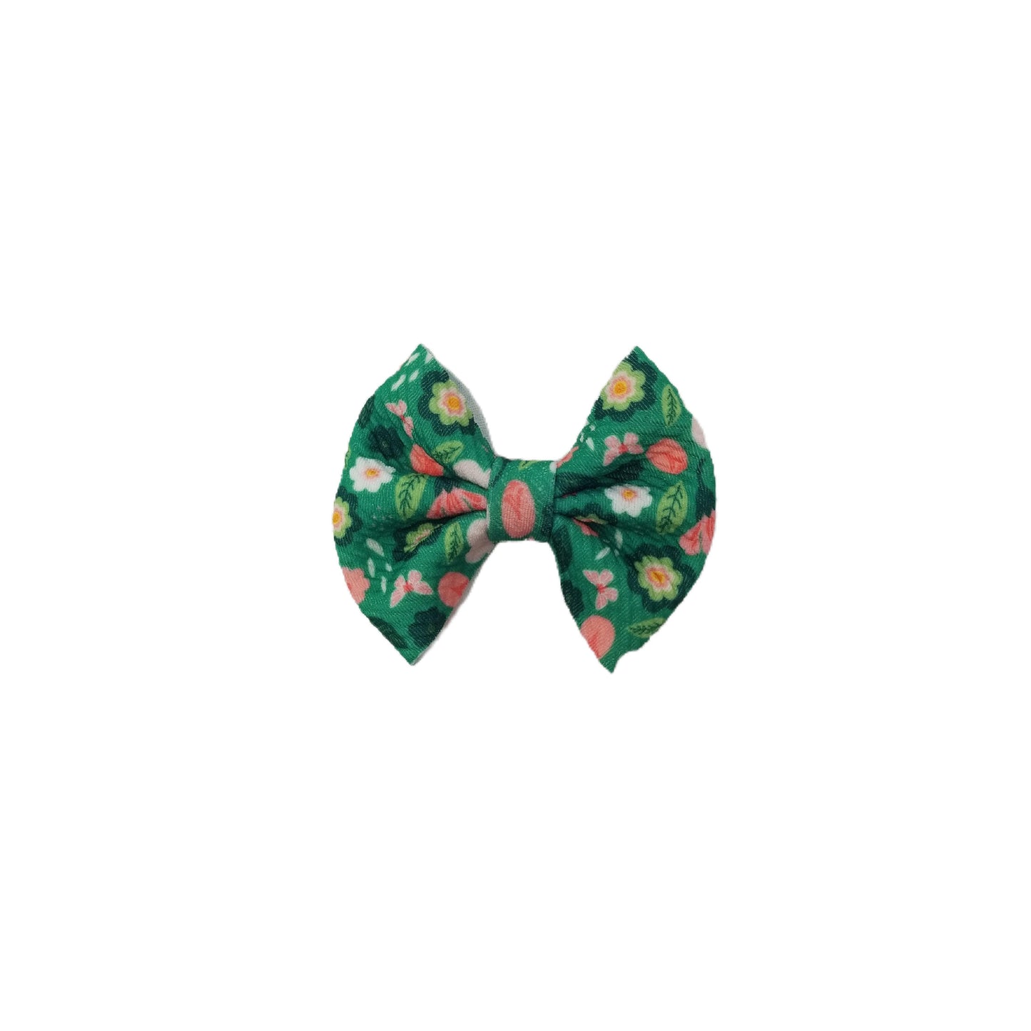 Green Meadows Fabric Bow - Waterfall Wishes