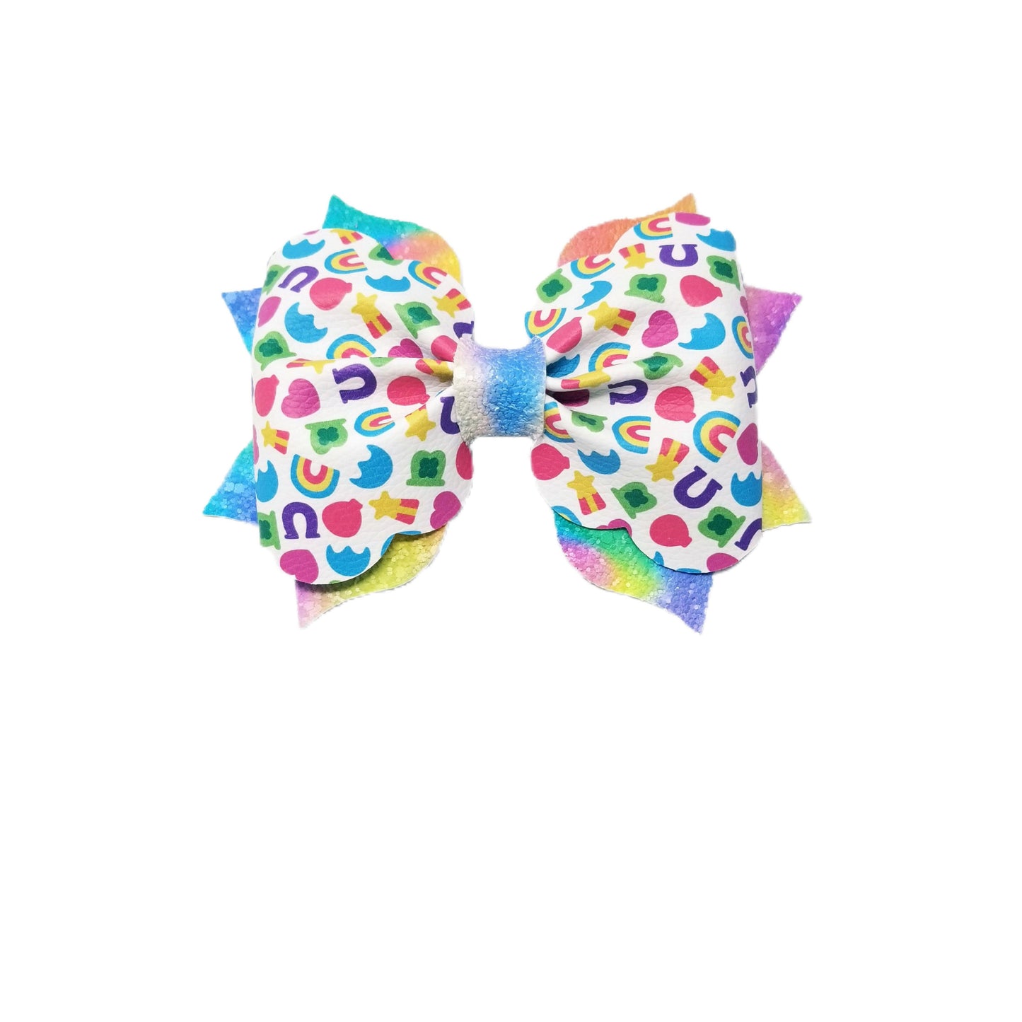 6 inch Lucky Charms Poppy Bow