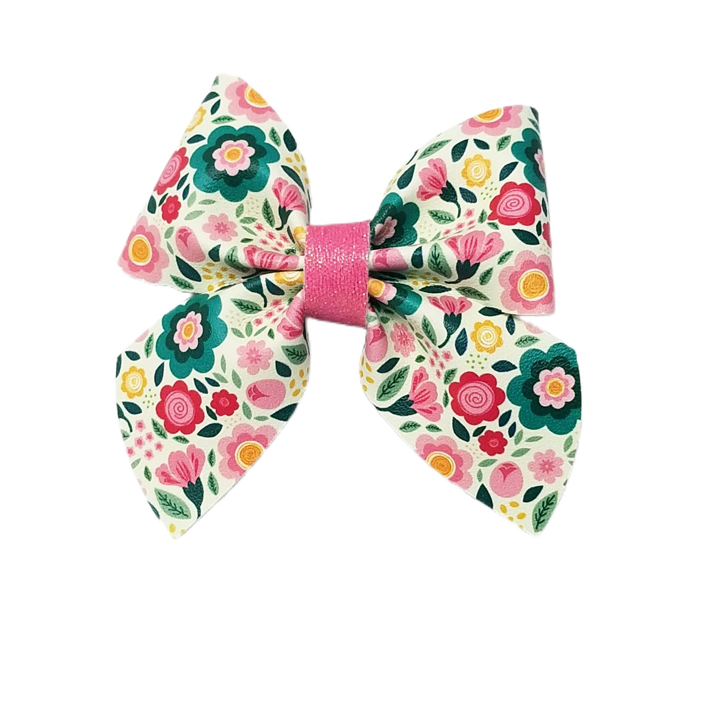St. Pat Floral Ladylike Bow 2.75" (pair)