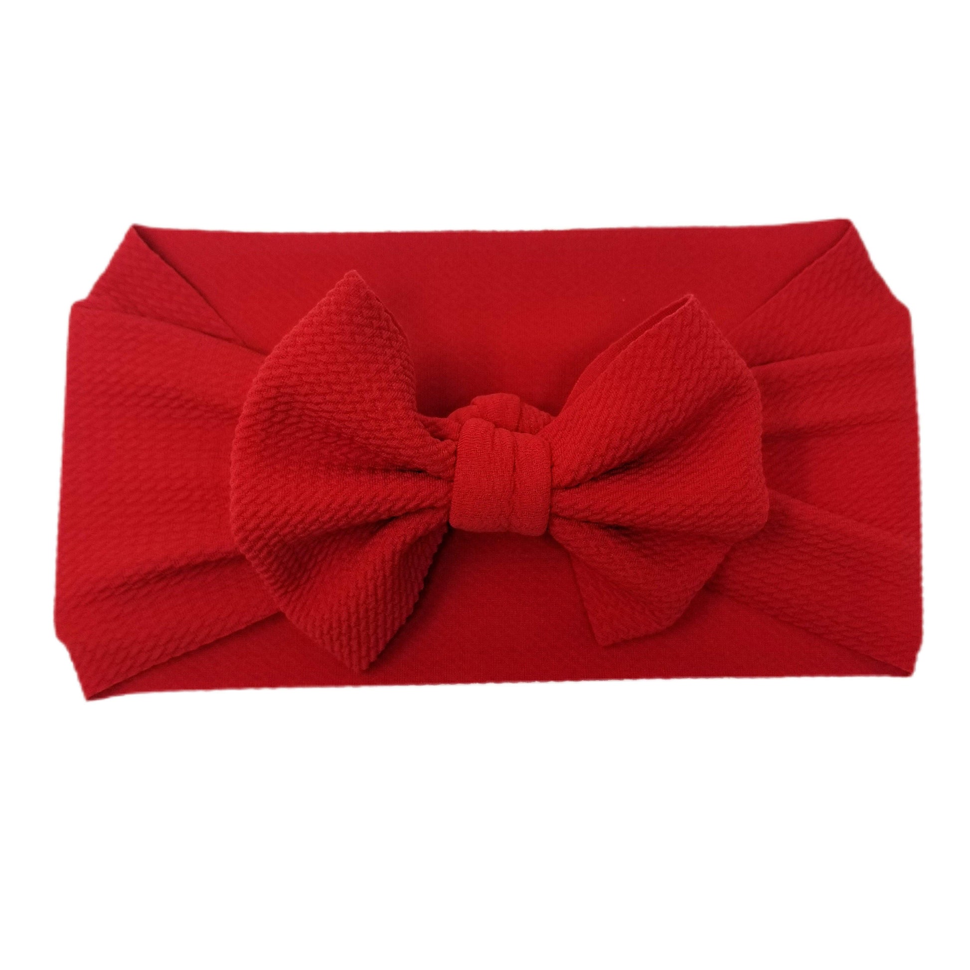 Red Fabric Headwrap