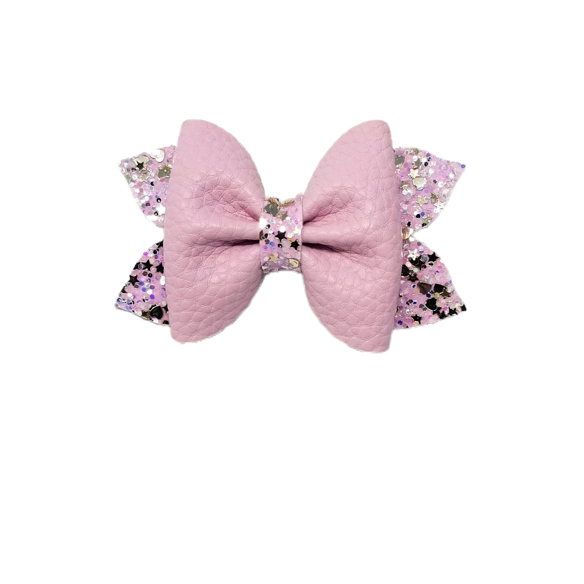 3 inch Pale Pink Pixie Pinch Bow