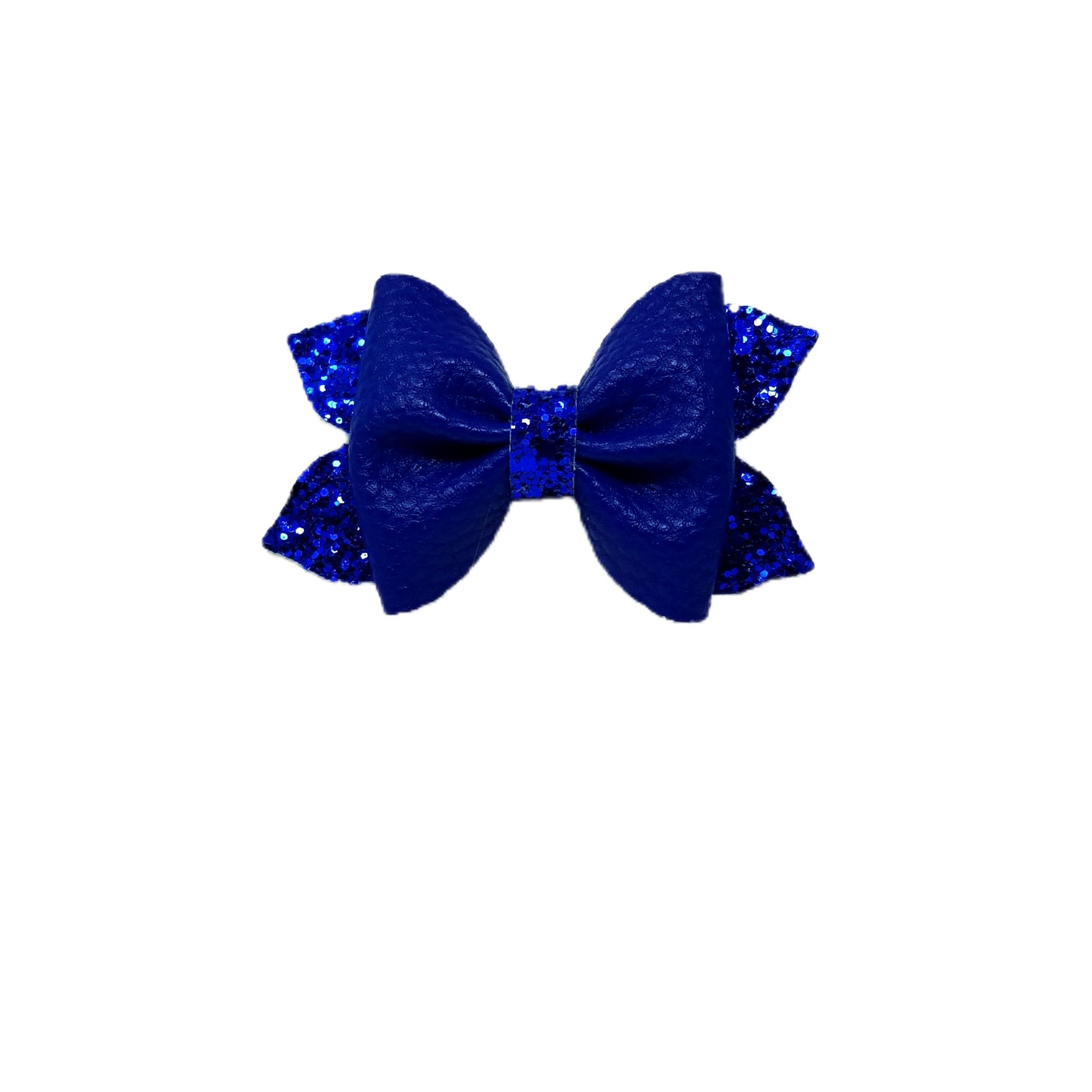 3 inch Royal Blue Pixie Pinch Bow
