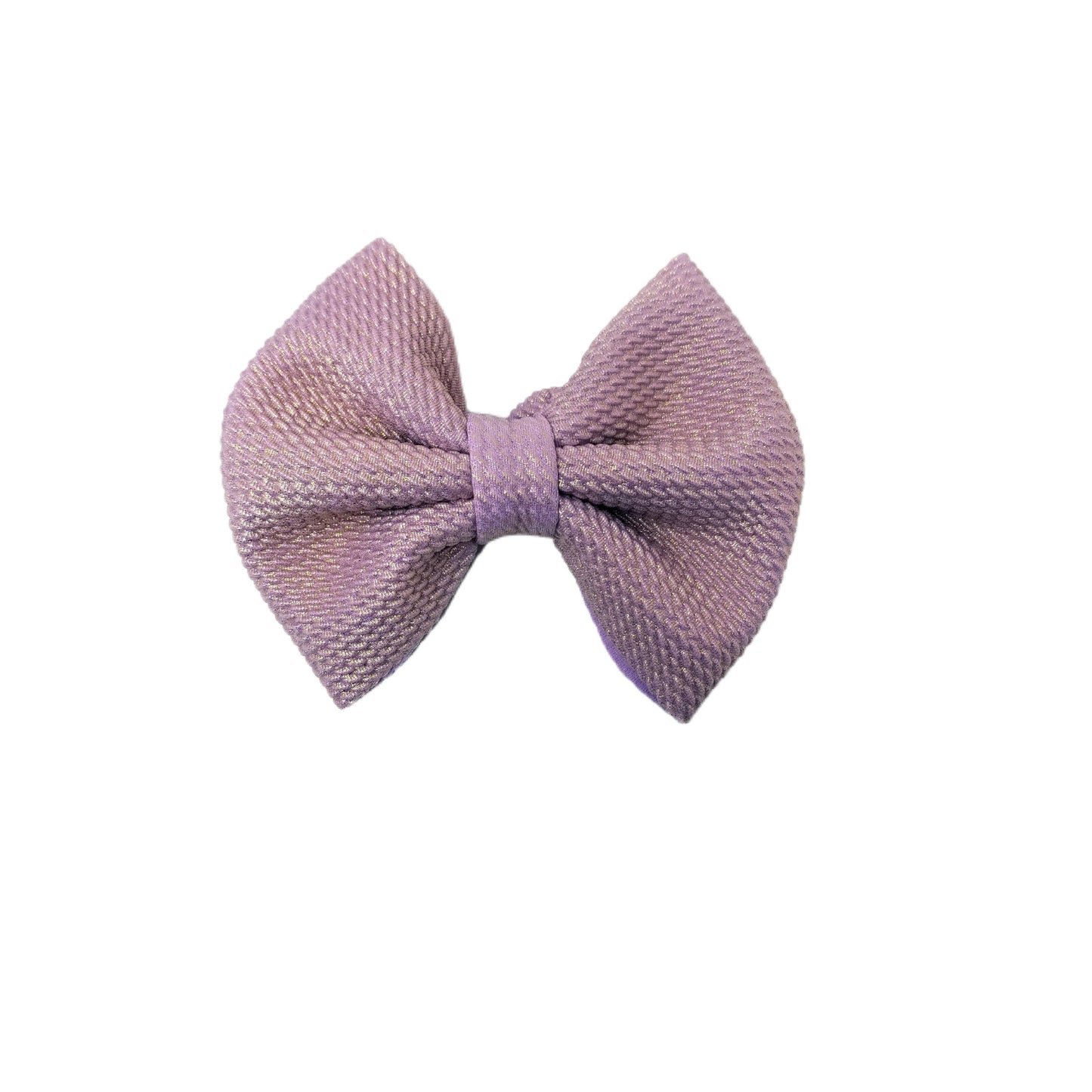 5 inch Lavender Shimmer Fabric Bow