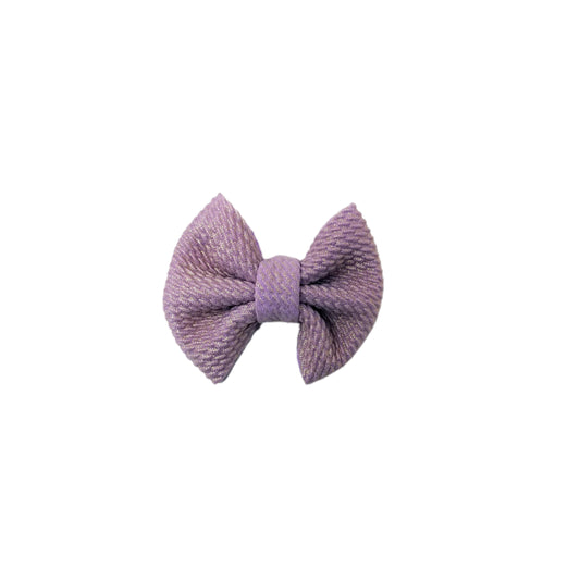 3 inch Lavender Shimmer Fabric Bow