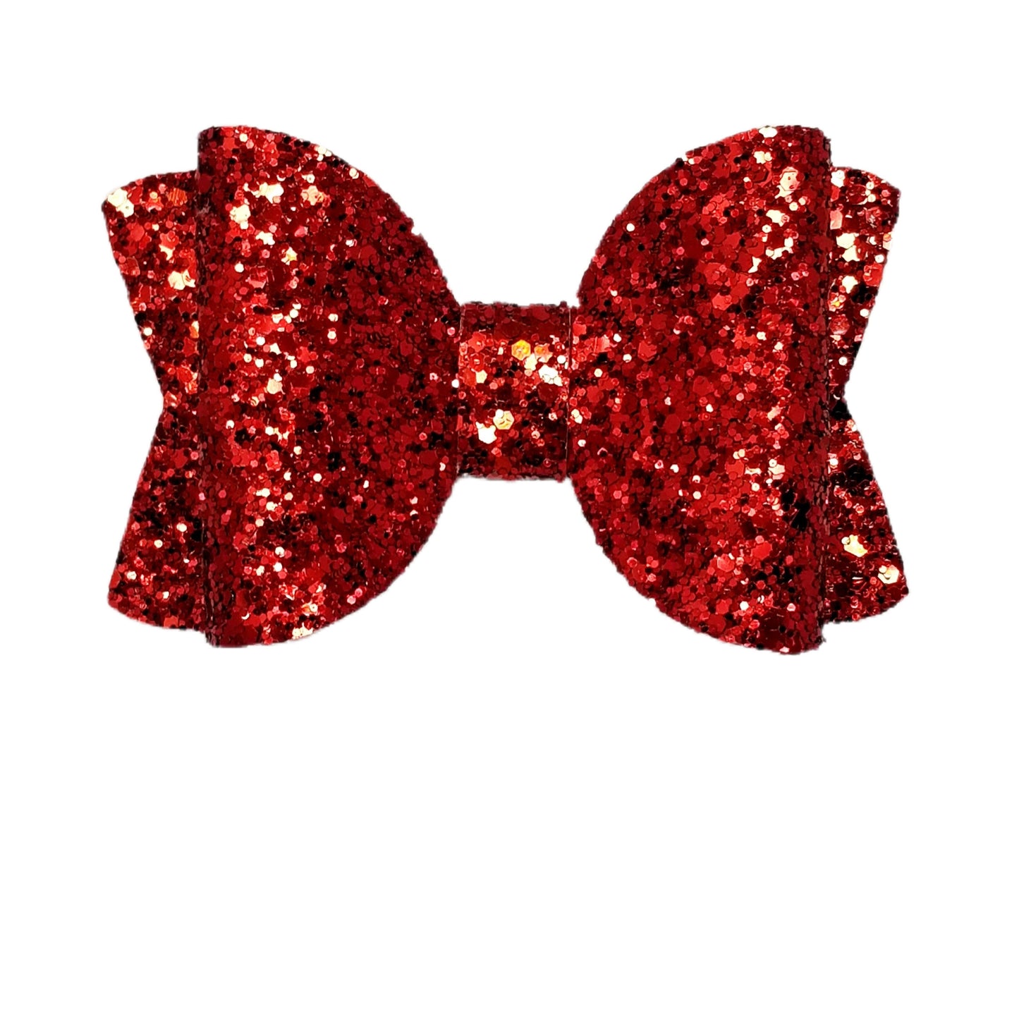 Red Glitter Chloe Bow 4.5"