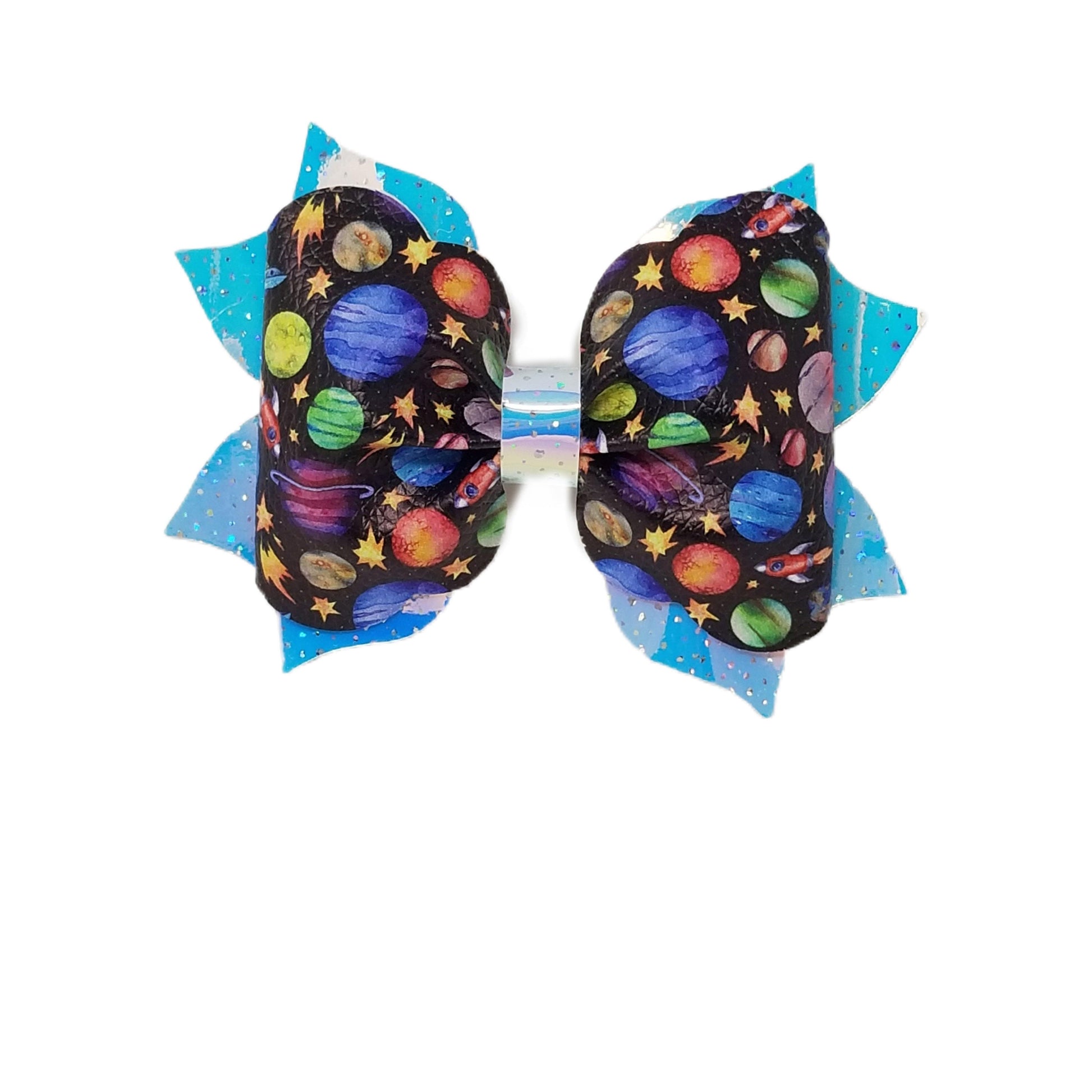 Out of This World Poppy Bow 4"