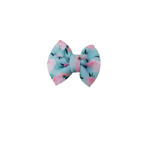 Vintage Blossoms Puffy Bow 3"