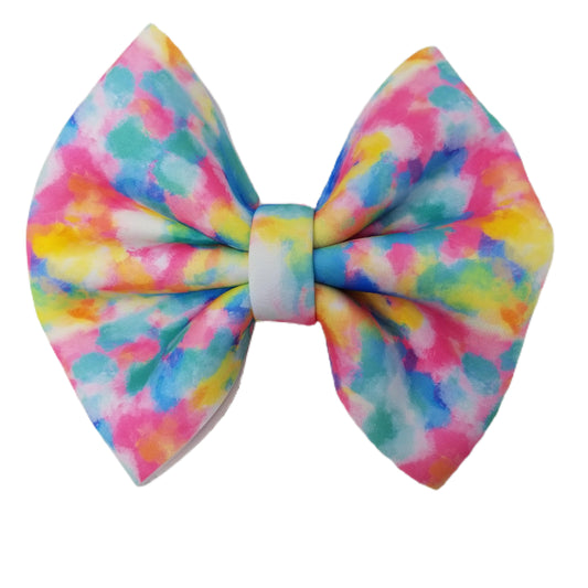 Color Melt Puffy Bow 7"