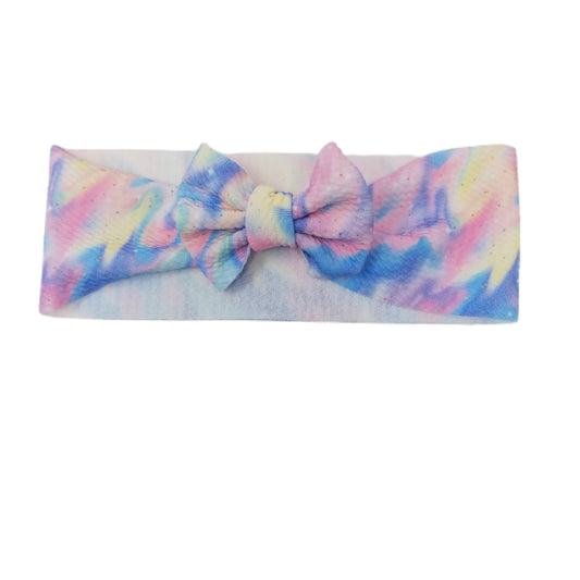 3 inch Magic Melt Fabric Bow Headwrap