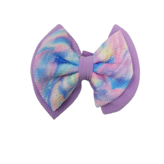 5 inch Magic Melt Double Stacked Fabric Bow