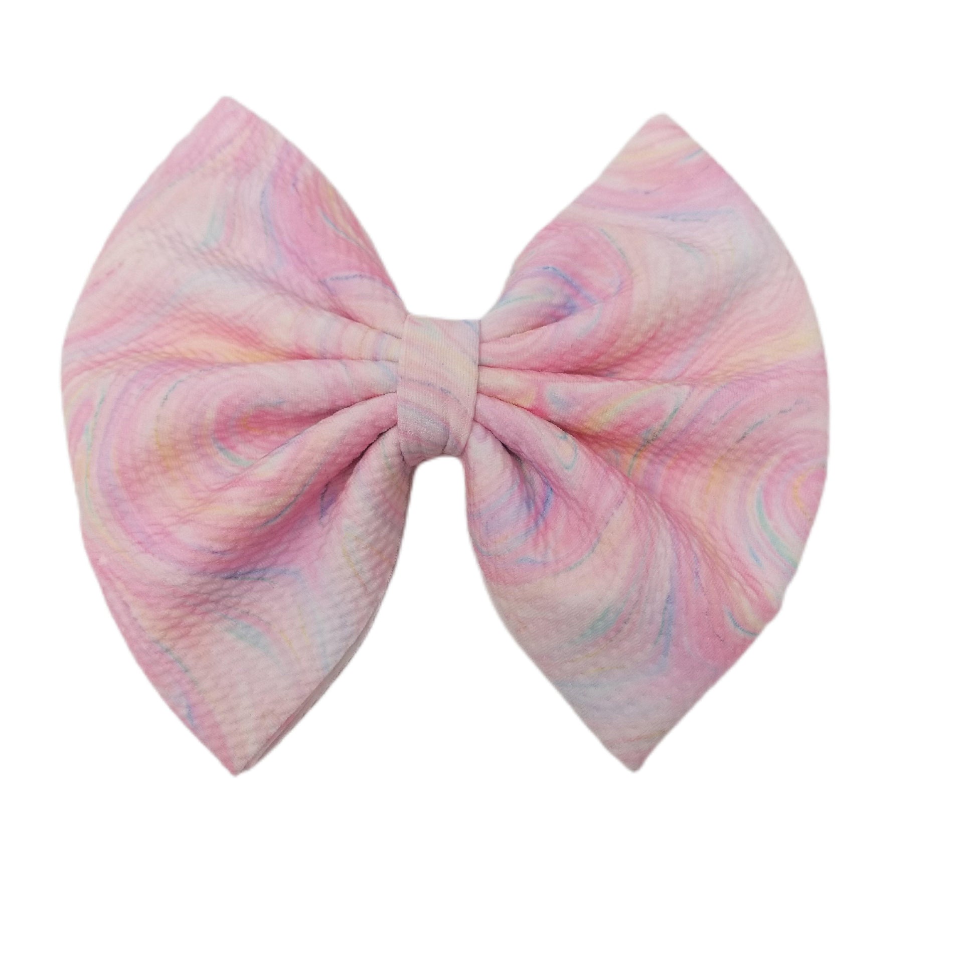 Twirly Girl Fabric Bow 7"