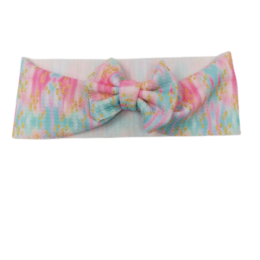 3 inch Boho Beauty Fabric Bow Headwrap