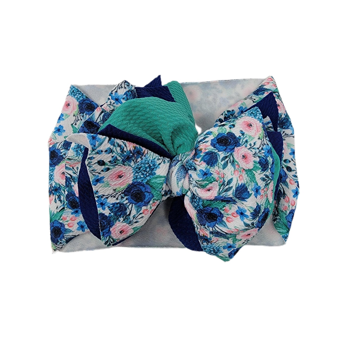 Southern Belle Sassy Fabric Bow Headwrap 5"