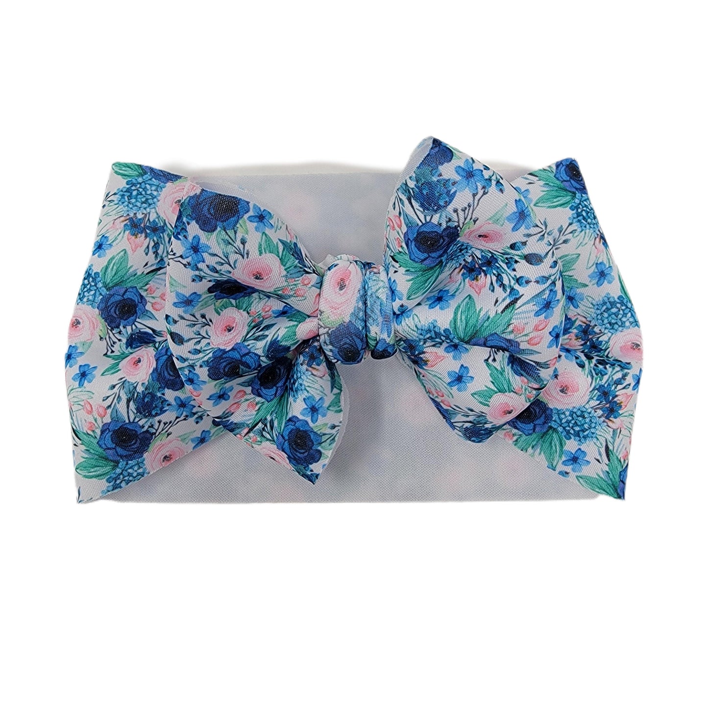 Southern Belle Puffy Fabric Bow Headwrap 5"