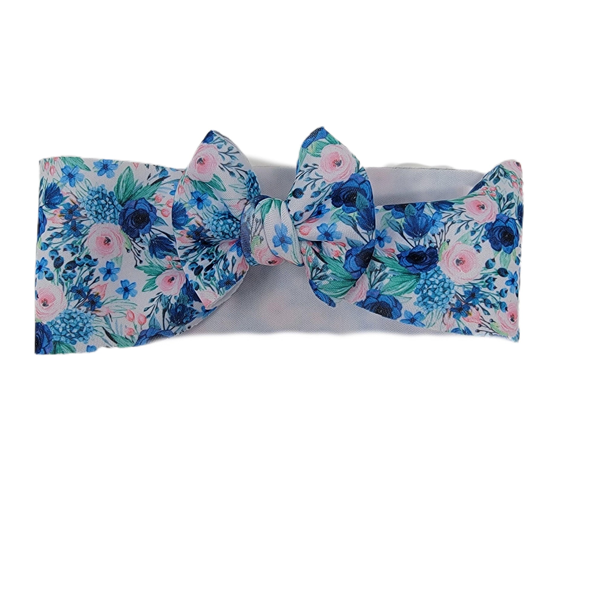 Southern Belle Puffy Fabric Bow Headwrap 3"