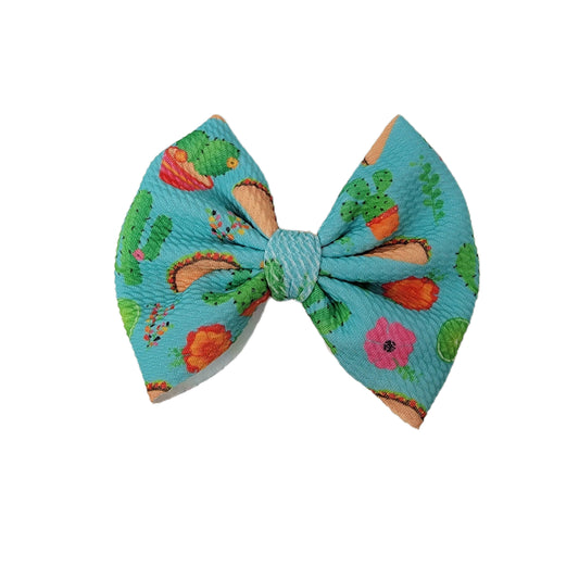 Can't Touch This Fabric Bow 5"