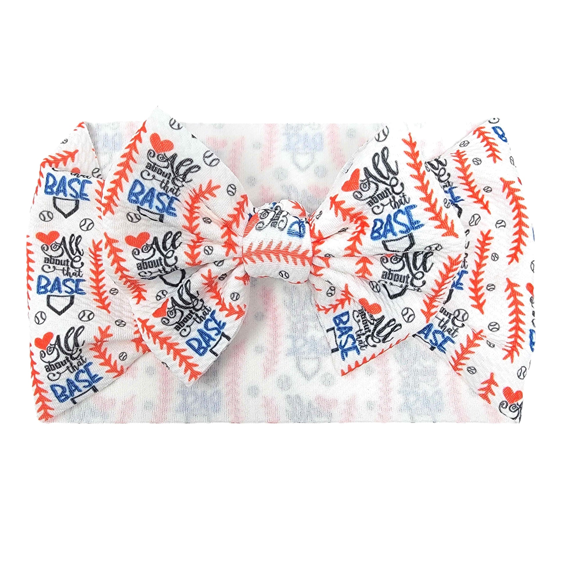 All About That Base Fabric Bow Headwrap 5"