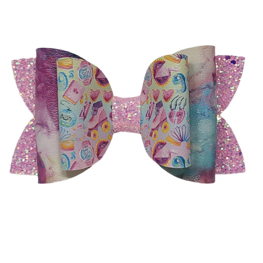 5 inch All About the 90's Double Diva Bow