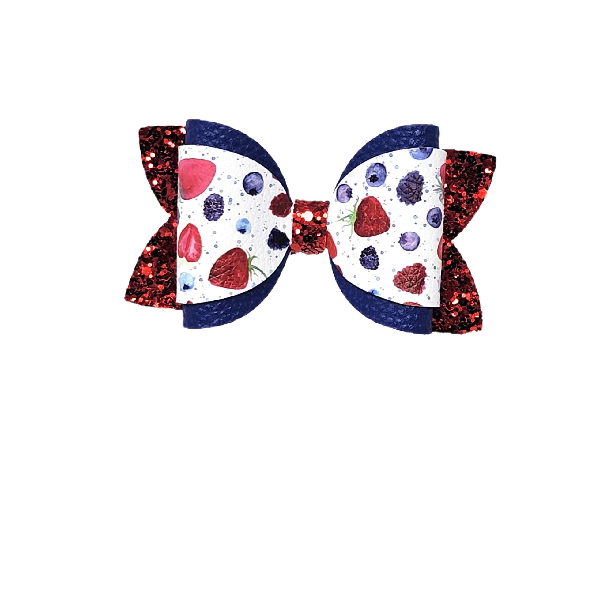 Mixed Berries Dressed-up Diva Bow 4"