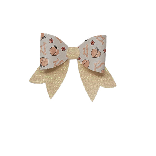 Just Peachy Classic Bow 3"