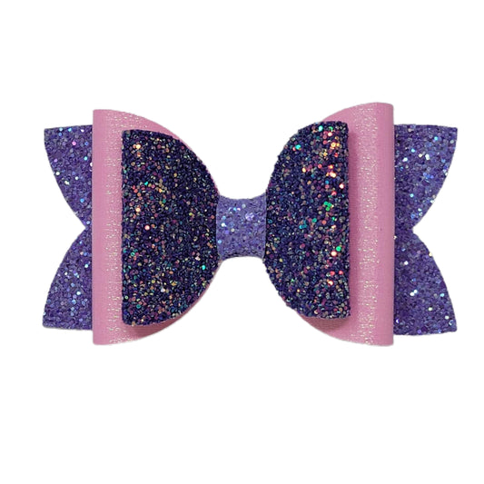 Long-haired Princess Double Diva Bow 5" 