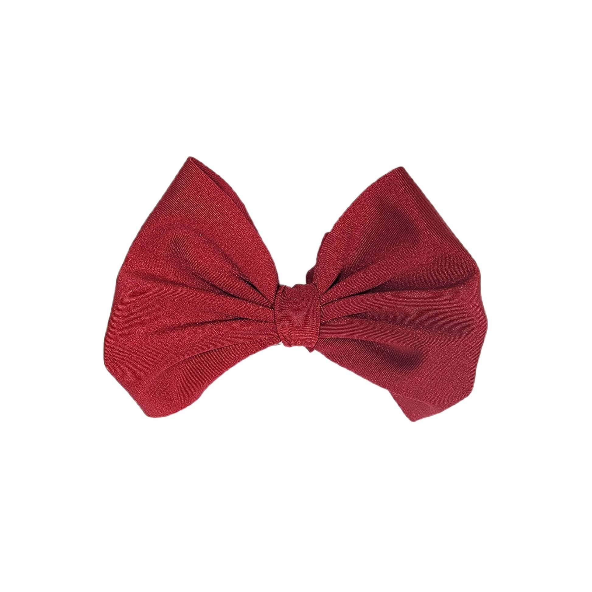 Red Spandex Fabric Bow