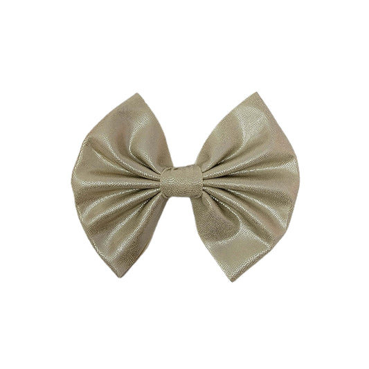 Gold Shimmer Fabric Bow