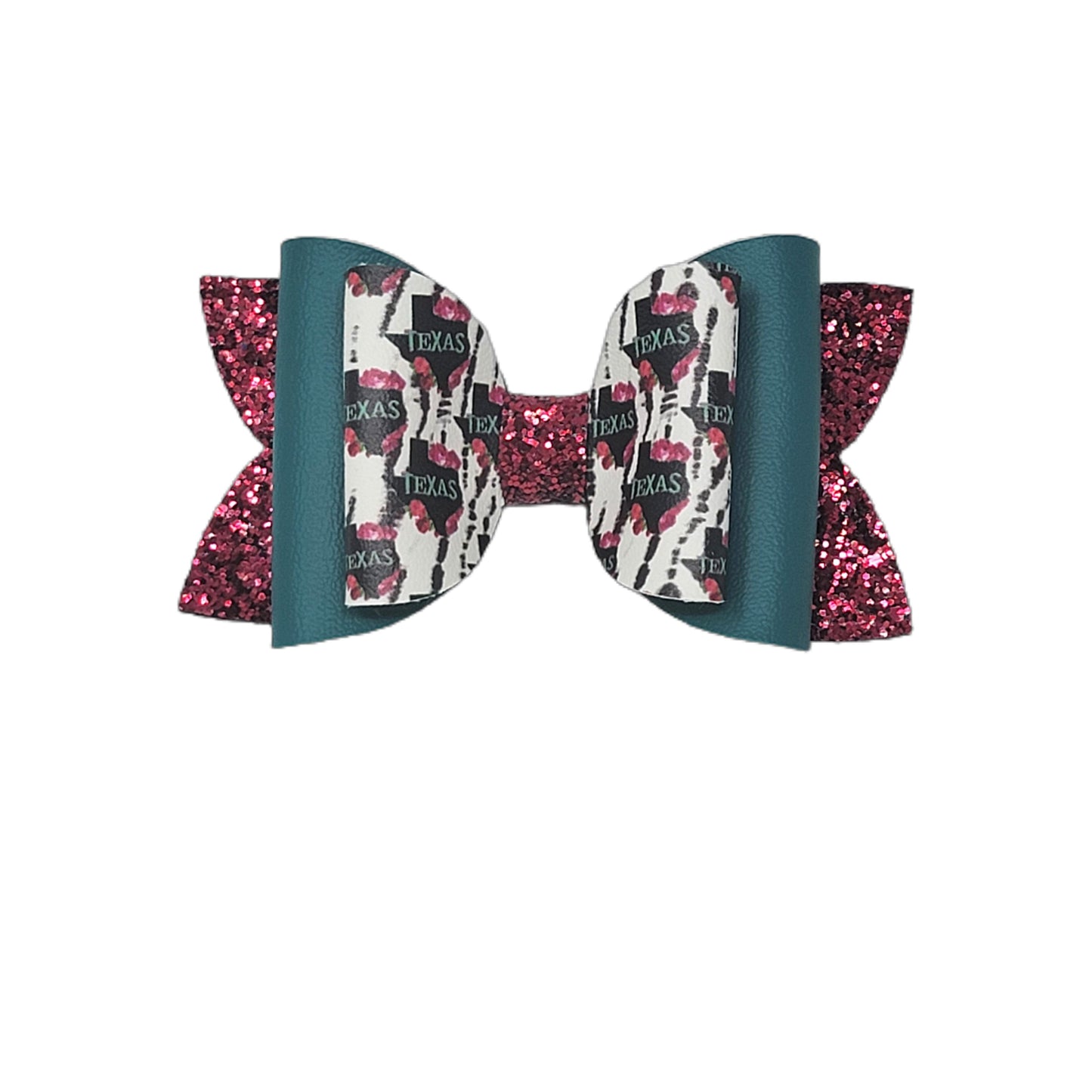 Texas Road Trip Double Diva Bow 5" 