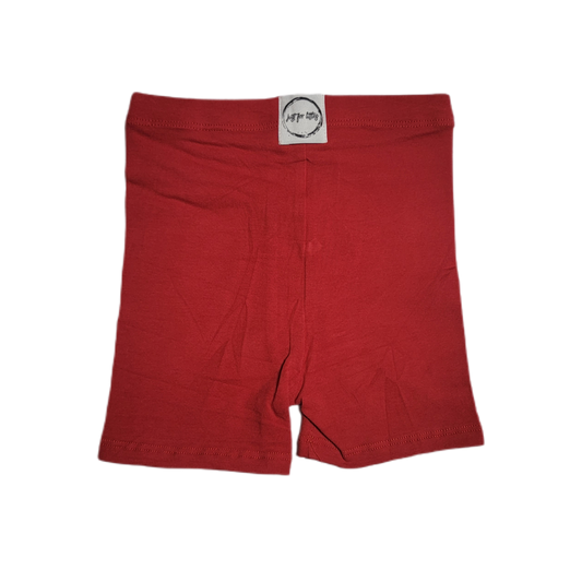 Red Kick Shorts by Just For Littles - Waterfall Wishes