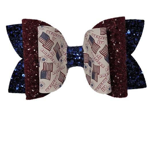 All American Double Diva Bow 5" 