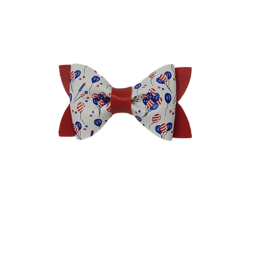 Balloons Bowtie Pinch Bow 3" 