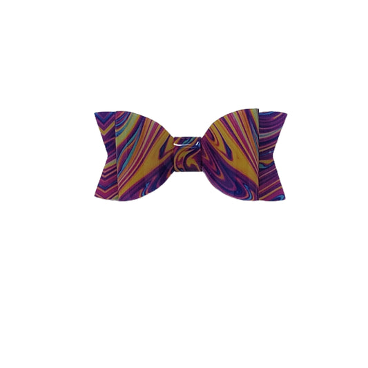 Oilspill Jelly Claire Bow 2.75" (pair)