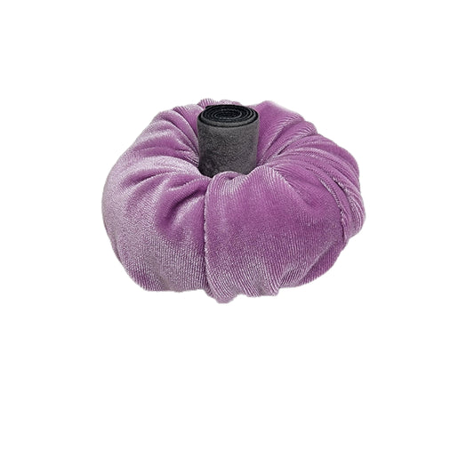 Velvet Fabric Pumpkin - Lavender