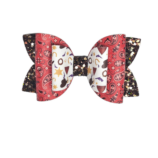 Cowgirl Up Double Diva Bow 5" 