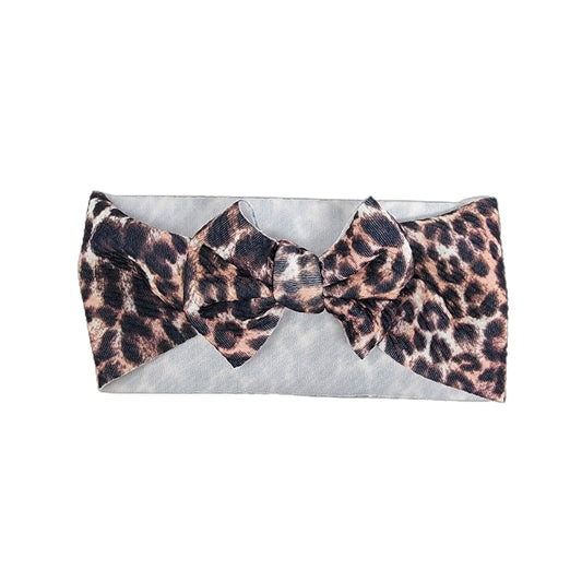 Leopard Fabric Headwrap 3" 
