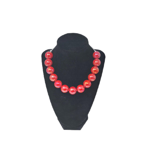 Red Miracle Bubblegum Necklace  