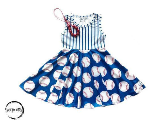 Play Ball Twirl Dress by Just For Littles
