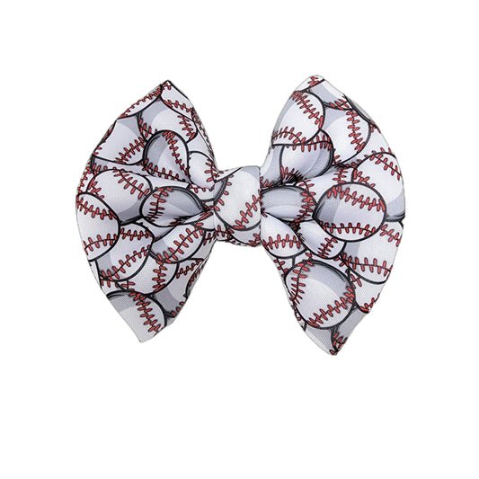 Perfect Pitch Puffy Fabric Bow 5" 