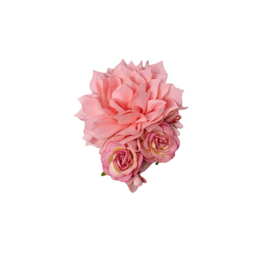 Pink Floral Clip